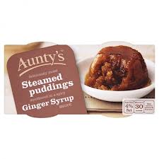Aunty's Ginger Syrup Pudding  6 x 2 x 95g